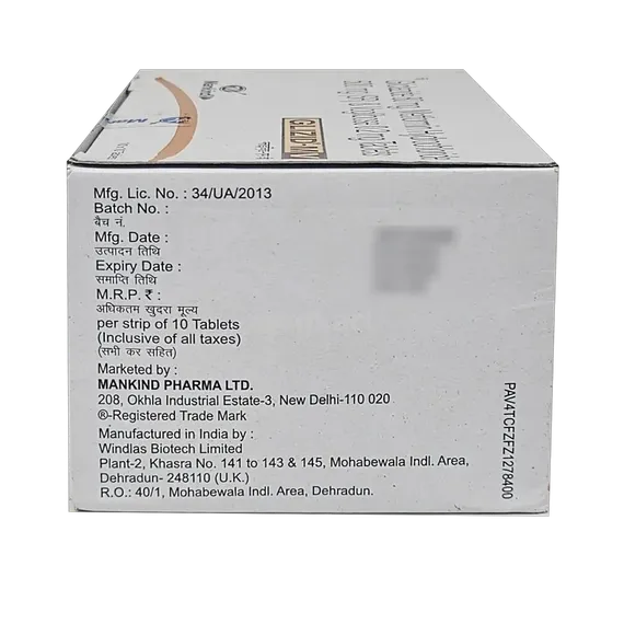 glizid mv tablet 10's